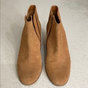 Susina Genuine Leather Zip up Booties